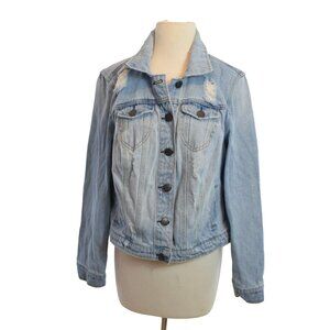 Dollhouse | Distressed | Blue Jean Jacket